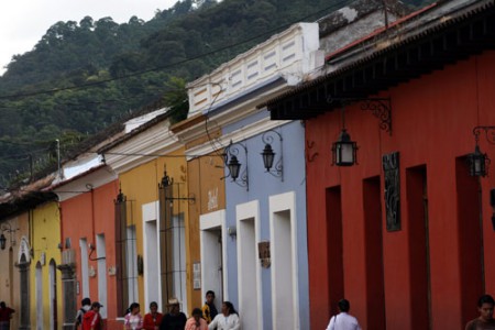 Antigua - case coloniali colorate